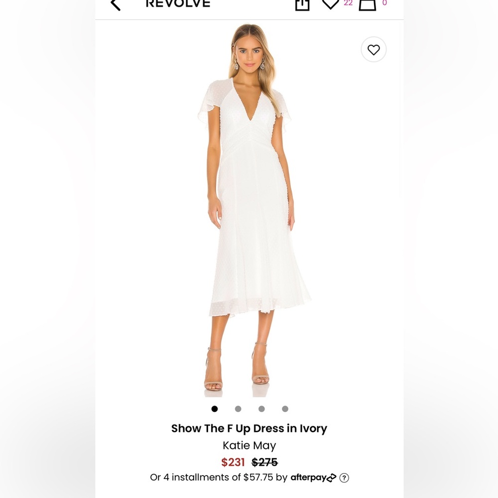 Katie May - Show me the F Up - Dress - Ivory - Size Medium